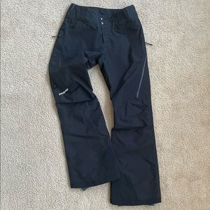 Patagonia Women’s Insulated Black Powder Bowl Gore-Tex Ski Snow Pant (small)
